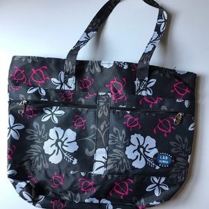 Hawaiian Print Tote Bag